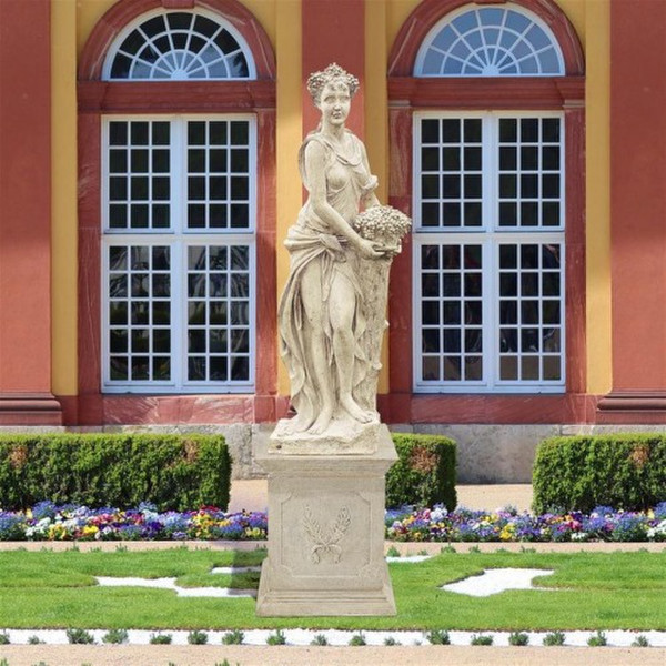 Four Seasons Autumn Statue With Plinth